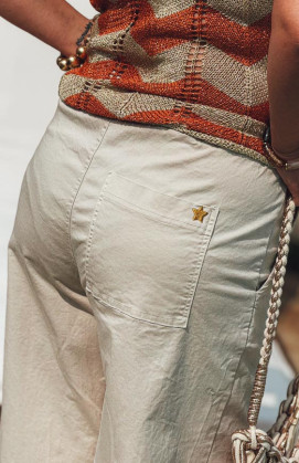 Beige ALEJANDRO pants