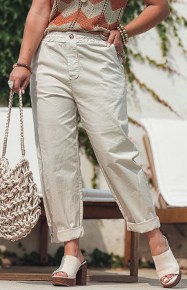 Beige ALEJANDRO pants