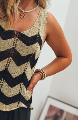 Black DORIAN tank top