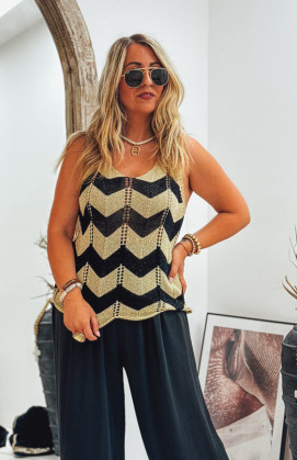 Black DORIAN tank top