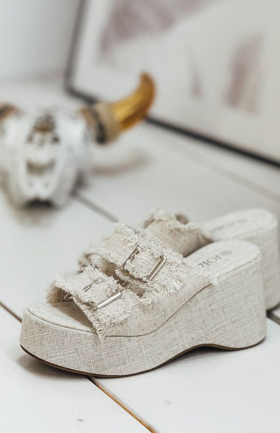 Beige VECCHIO mules