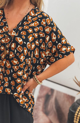 LOUNA short-sleeve blouse