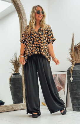 LOUNA short-sleeve blouse
