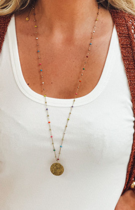 Multicolored SHELBY necklace