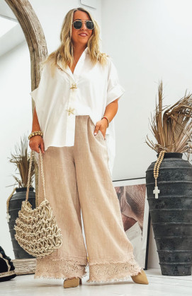 Chemise GARANCE manches courtes blanche