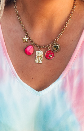Collier ADRIANO rose