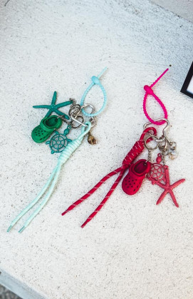 MELROSE turquoise bag charm