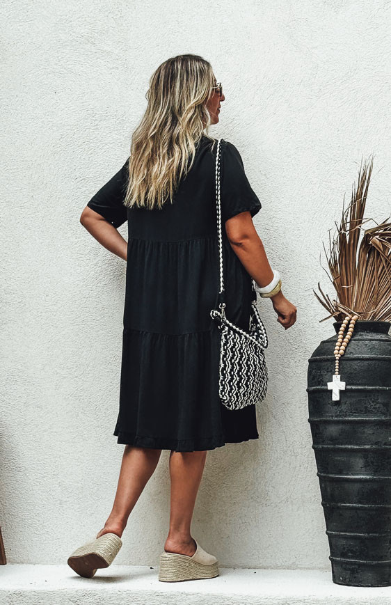 Robe ALBA courte manches courtes
