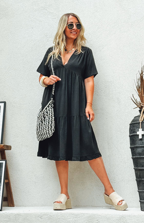 Robe ALBA courte manches courtes
