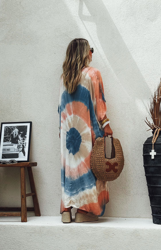 Robe LOLITA longue manches courtes bleu foncé