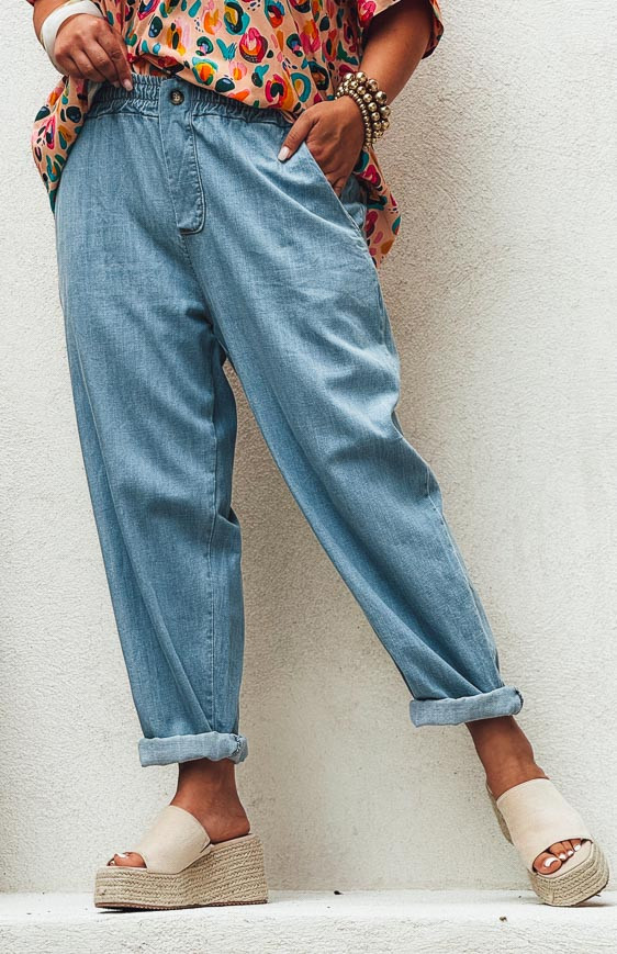 Light denim ALEJANDRO pants