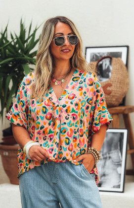 CLARISSE short-sleeve blouse