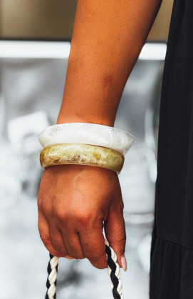 Bracelet jonc JULES miel