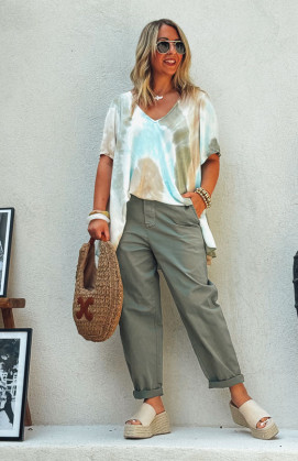 Khaki ALEJANDRO pants
