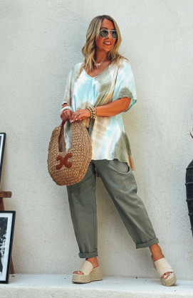 Khaki ALEJANDRO pants
