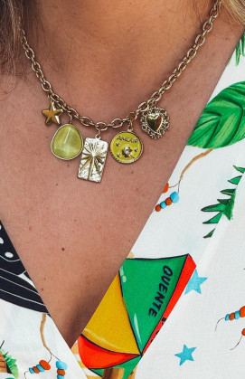 Collier ADRIANO jaune