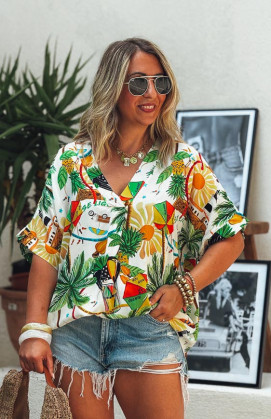 JUNE short-sleeve blouse