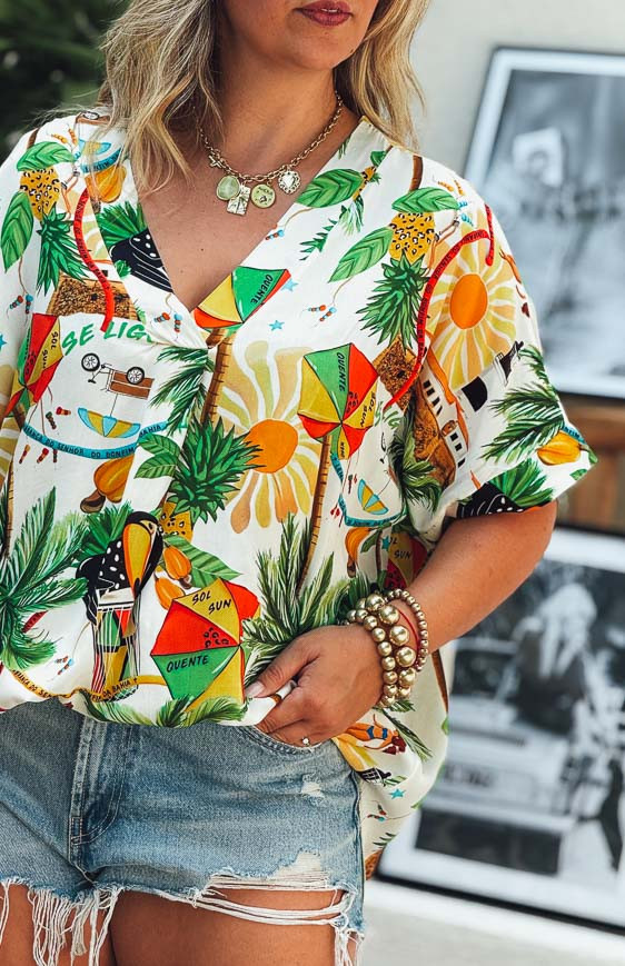 Blouse JUNE manches courtes