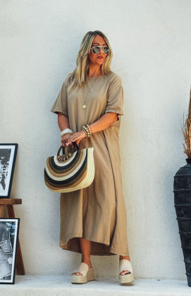 Robe VICKY longue manches...