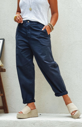 Pantalon ALEJANDRO bleu foncé
