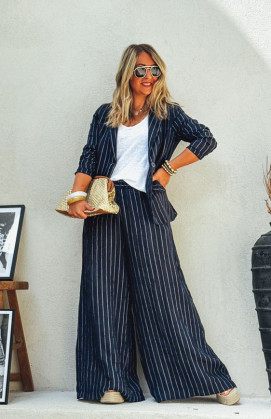 Pantalon ESTEBAN bleu foncé