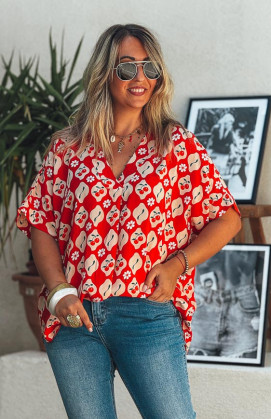GIUSTINA short-sleeve blouse