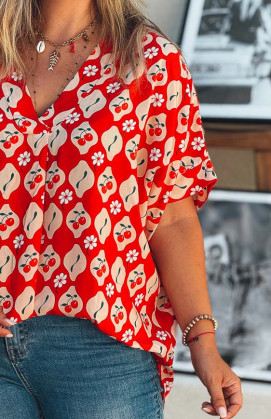 Blouse GIUSTINA manches courtes