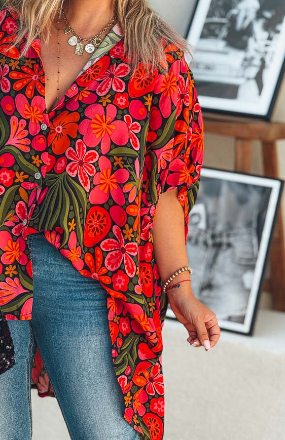 STEPHANIE short-sleeved tunic