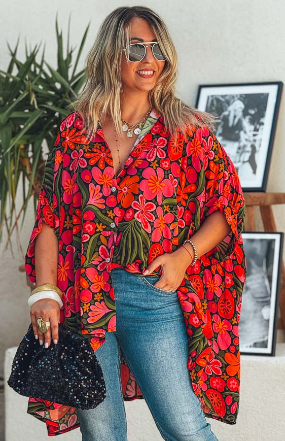 STEPHANIE short-sleeved tunic