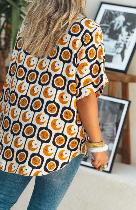 GRACE short-sleeve blouse