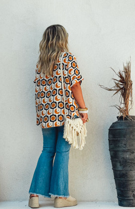 GRACE short-sleeve blouse