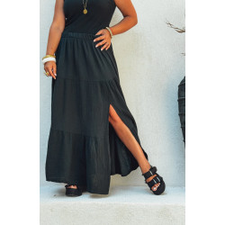 Jupe ONDINE longue noire