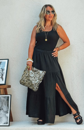 ONDINE long black skirt