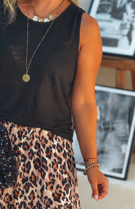 Black KENJI tank top