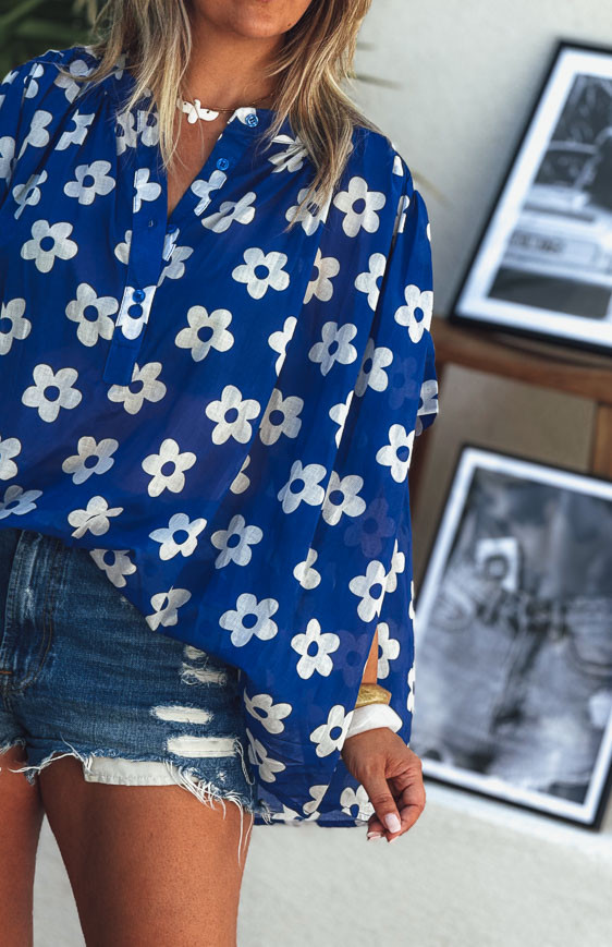 Blouse ROSITA manches courtes