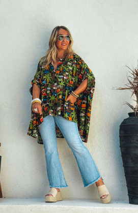 SAO PAULO short-sleeved tunic
