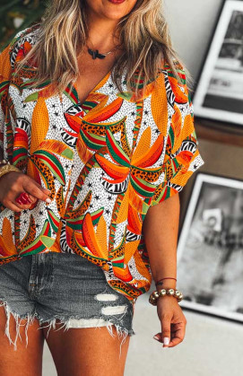 Blouse LAYANA manches courtes