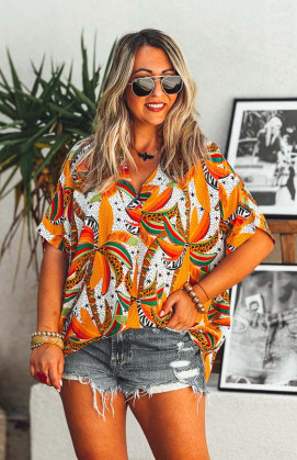 Blouse LAYANA manches courtes