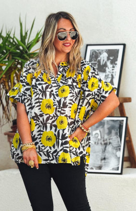 SUZANA short-sleeved blouse