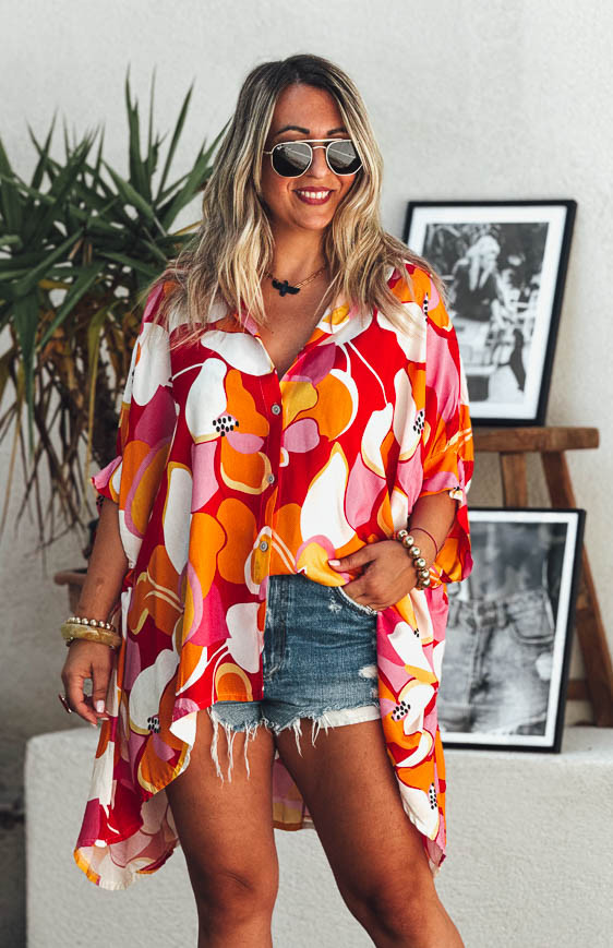 CAROLINE short-sleeved tunic