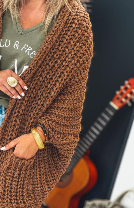 Caramel GINO long cardigan