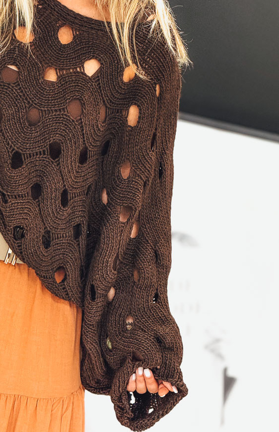 Pull CALIX chocolat