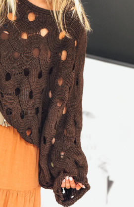 Pull CALIX chocolat