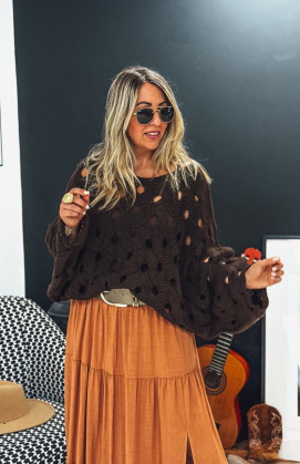 Pull CALIX chocolat