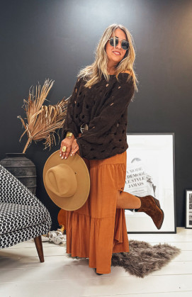 Pull CALIX chocolat