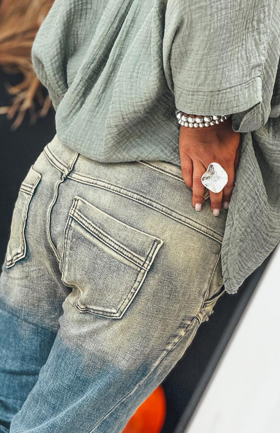 Jean BRIXTON stonewashed