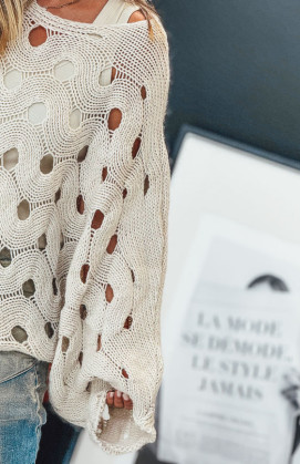 Light beige CALIX sweater