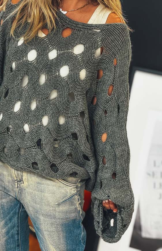 Pull CALIX kaki
