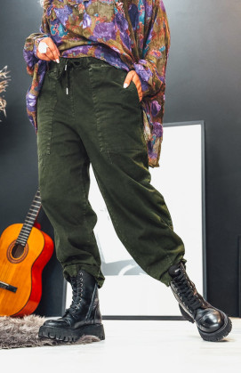 Dark olive green PAUL pants