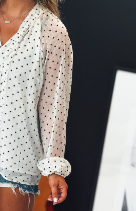 White MARJORIE blouse
